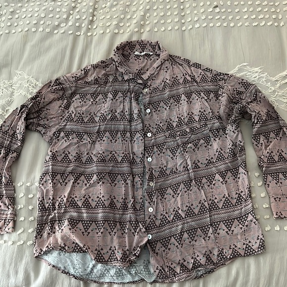 Tori Praver LS button up size 2 - Picture 1 of 6